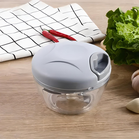 
Daržovių ir svogūnų pjaustyklė, virtuvinis smulkintuvas, 500 ml
