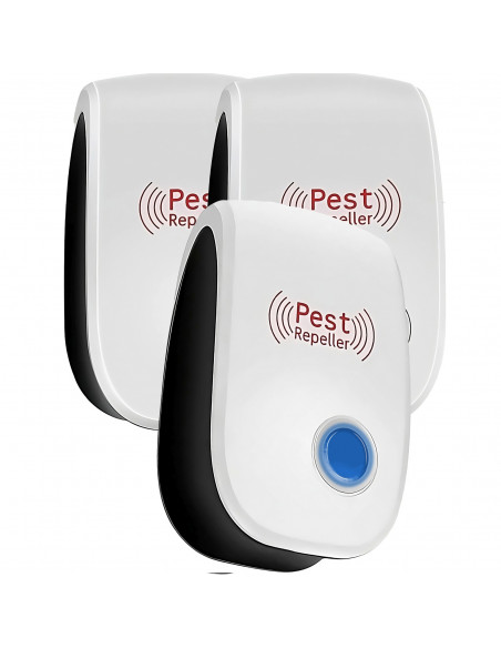 
Ultragarsinis graužikų, pelių ir vabzdžių atbaidiklis - 3 vnt.
