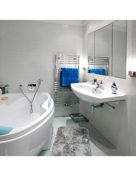 
Neslystančių vonios kilimėlių rinkinys, pilkas - 3 vnt.
