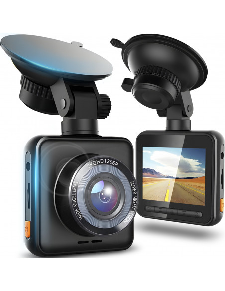 
Automobilinis vaizdo įrašymo įrenginys su GPS moduliu, 2K WiFi, 2 colių TFT LCD
