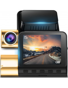 
Automobilinis vaizdo įrašymo įrenginys su GPS, G jutikliu, 2K WiFi, 2 colių LCD
