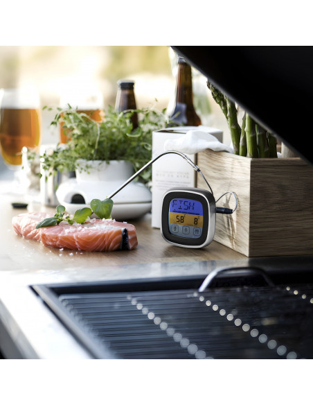 
Virtuvės termometras mėsai orkaitėje, grilyje, rūkykloje su zondu 250 C

