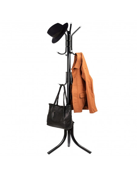 
Palėpės tipo drabužių kabykla, 3 lygiai, 175 cm – juoda
