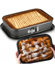 
Stačiakampė kepimo forma su nuimamu dugnu, 35 x 24 cm
