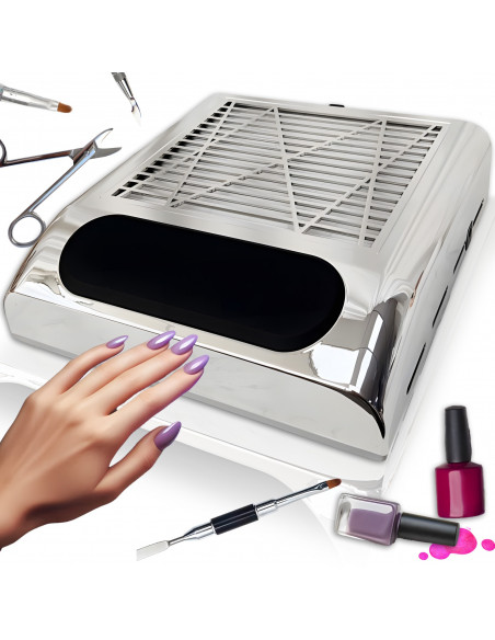 
Nagų dulkių surinkėjas be maišelio, 80 W – sidabrinis
