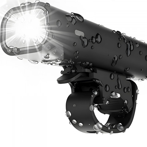 
Įkraunamas dviračio žibintas, priekinis ir galinis, 2000 mAh, iki 400 lm
