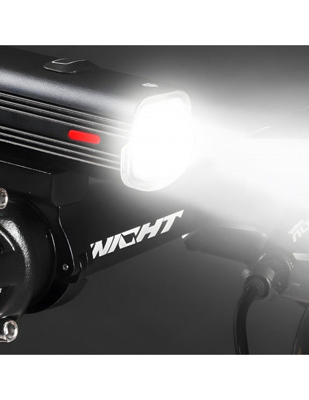 
Įkraunamas dviračio žibintas vairui 4800 mAh 1000lm
