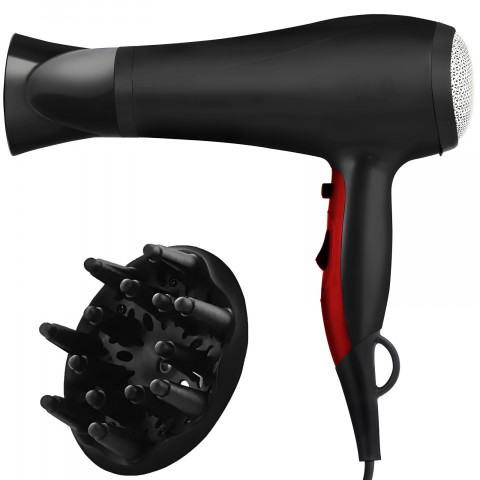 
4 viename plaukų džiovintuvas, šaltas oras, 3 džiovinimo lygiai, 2000 W
