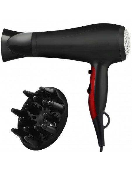 
4 viename plaukų džiovintuvas, šaltas oras, 3 džiovinimo lygiai, 2000 W
