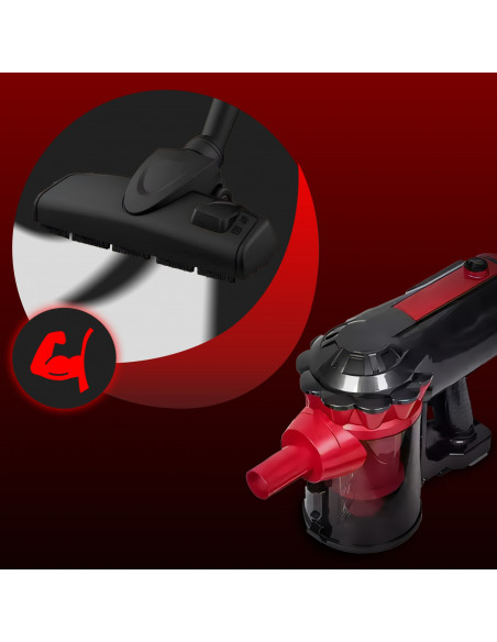 
Vertikalus dulkių siurblys be maišelio su 5 antgaliais, 1,5 l, 650 W
