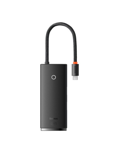 Lite serijos HUB adapteris USB-C HDMI 4x USB 3.0 20cm juodas Lite serijos HUB adapteris USB-C HDMI 4x USB 3.0 20cm juodas