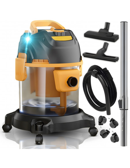 
Sausas ir drėgnas dulkių siurblys be maišelio kilimams ir apmušalams, 20 l, 2000 W
