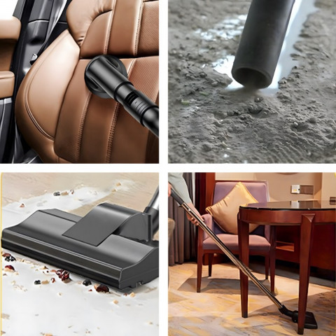 
Sausas ir drėgnas dulkių siurblys be maišelio kilimams ir apmušalams, 20 l, 2000 W
