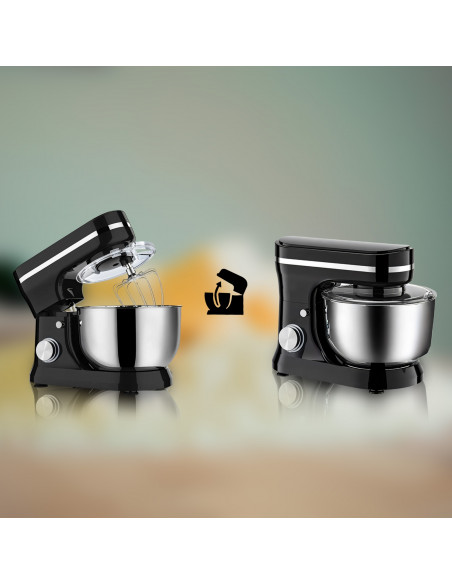 
Planetarinis maišytuvas 3 viename, kabliukas, plaktuvas, maišyklė, 6 lygiai, dubuo 6 l, 3200 W
