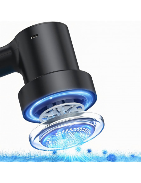 
Belaidis skustuvas drabužiams ir apmušalams, 3 greičiai, 5 W
