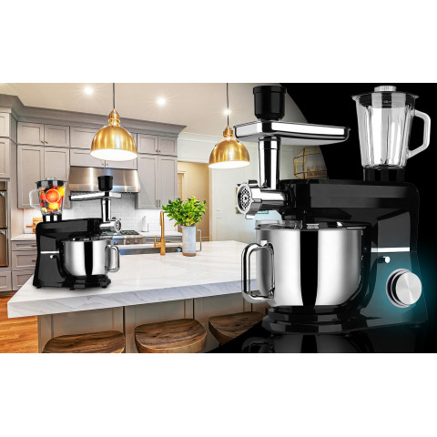 
Planetarinis maisto smulkintuvas su mėsmale 5 viename 6 l 3200 W
