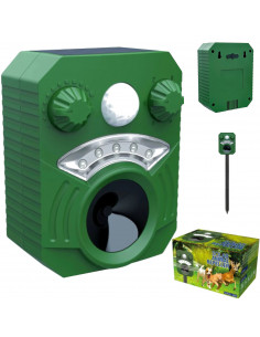 
Ultragarsinis saulės šviesos gyvūnų atbaidiklis graužikams, kiaunės, pelėms
