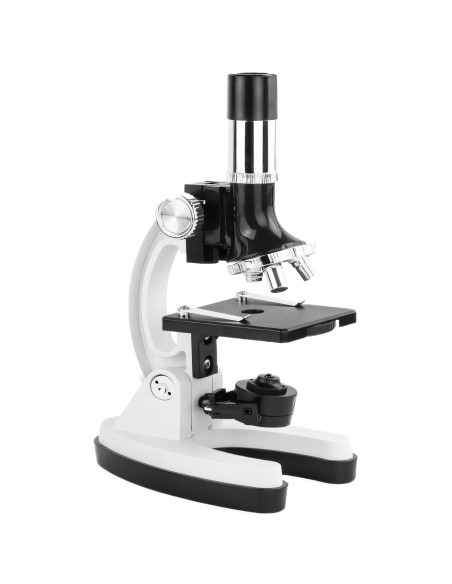 
Optinis mikroskopas su 300/ 600/ 1200 kartų didinimu, apšvietimu ir priedais – rinkinys
