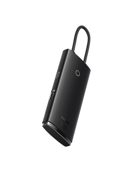 Lite serijos HUB adapteris USB-C HDMI 4x USB 3.0 20cm juodas Lite serijos HUB adapteris USB-C HDMI 4x USB 3.0 20cm juodas
