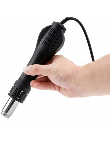 
Karšto oro litavimo stotelė su 7 litavimo antgaliais, 100–480 °C, 800 W
