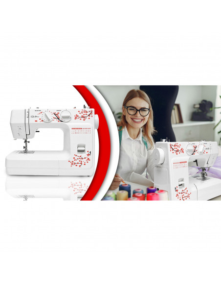 
Namų siuvimo mašina 48 dygsnių modeliai su priedais - rinkinys
