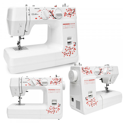 
Namų siuvimo mašina 48 dygsnių modeliai su priedais - rinkinys
