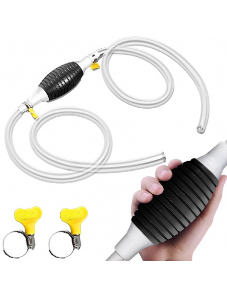 
Rankinis automobilio siurblys kurui, alyvai, skysčiams su 2 m žarna, 26 l/ val.
