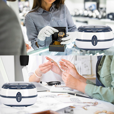 
Ultragarsinis valiklis-sterilizatorius kosmetikos įrankiams 0,6 l 35 W
