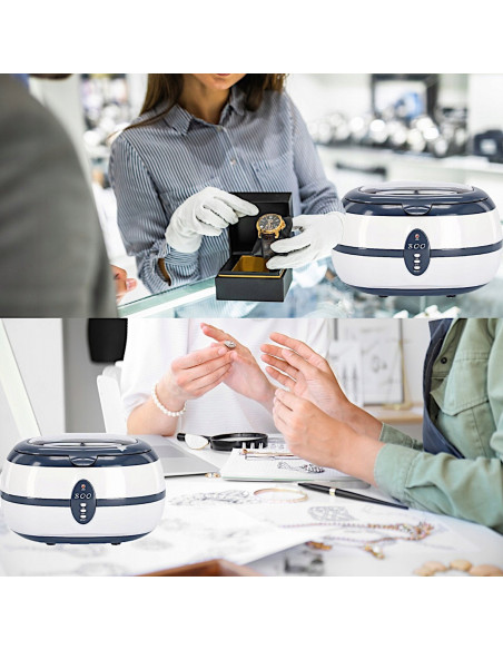 
Ultragarsinis valiklis-sterilizatorius kosmetikos įrankiams 0,6 l 35 W
