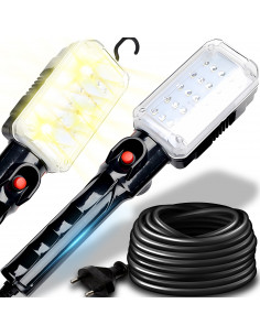 
Dirbtuvės darbo lempa su magnetiniu kabliu, 20 LED, 1500 lm
