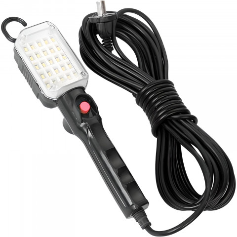 
Dirbtuvės darbo lempa su magnetiniu kabliu, 20 LED, 1500 lm
