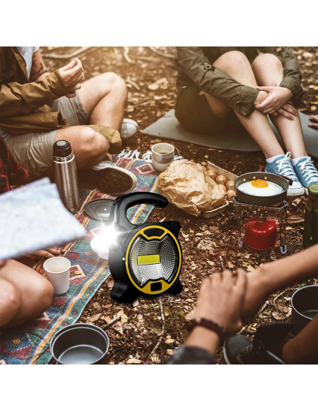 
Baterijomis maitinamas LED darbo žibintas turistams iki 120 m atstumu
