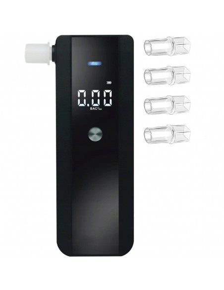 
Puslaidininkinis elektroninis alkotesteris su 5 kandikliais
