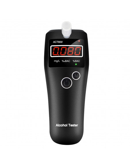 
Puslaidininkinis elektroninis LCD alkotesteris su 10 kandiklių
