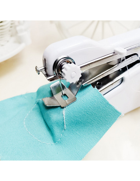 
Mini nešiojama rankinė baterijomis maitinama siuvimo mašina
