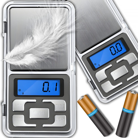 
Nešiojamos baterijomis maitinamos papuošalų svarstyklės LCD 200 g / 0,01 g
