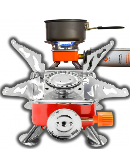 
Sulankstoma dujinė turistinė viryklė kasetėms 100 g/ h 2800 W
