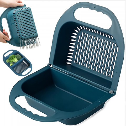 
Kiaurasamtis, sietelis, kiaurasamtis, sulankstomas kriauklės sietelis su rankenomis
