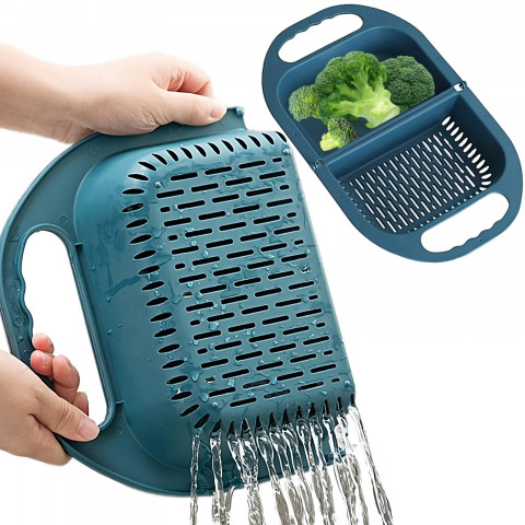 
Kiaurasamtis, sietelis, kiaurasamtis, sulankstomas kriauklės sietelis su rankenomis
