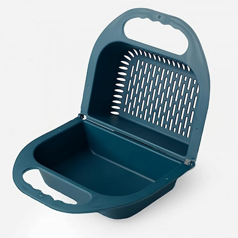 
Kiaurasamtis, sietelis, kiaurasamtis, sulankstomas kriauklės sietelis su rankenomis
