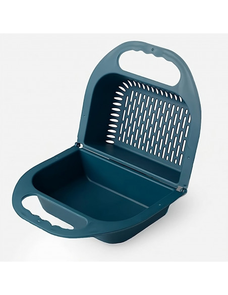 
Kiaurasamtis, sietelis, kiaurasamtis, sulankstomas kriauklės sietelis su rankenomis
