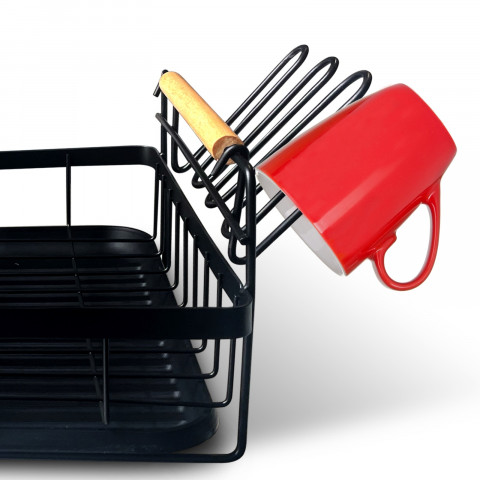 
Dviejų aukštų indų džiovyklė su padėklu 42 x 44 x 26,5 cm
