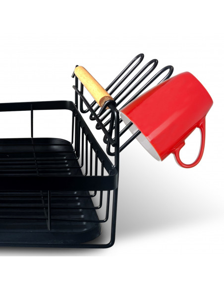 
Dviejų aukštų indų džiovyklė su padėklu 42 x 44 x 26,5 cm
