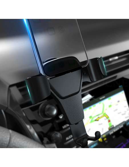 
Universalus automobilio telefono laikiklis, skirtas 4–6,5 colių ventiliacijos angoms
