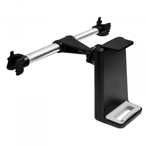 
Automobilinis telefono ir planšetinio kompiuterio laikiklis, tvirtinamas prie galvos atramos (4,7–11,5 colio).
