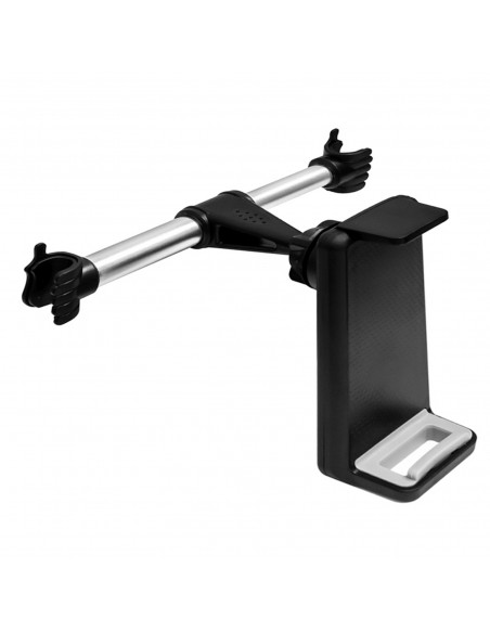 
Automobilinis telefono ir planšetinio kompiuterio laikiklis, tvirtinamas prie galvos atramos (4,7–11,5 colio).
