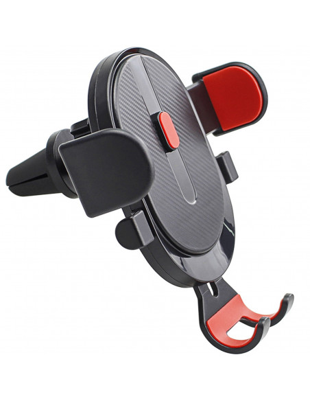 
Automobilinis telefono laikiklis, skirtas priekiniam stiklui, prietaisų skydeliui arba grotelėms
