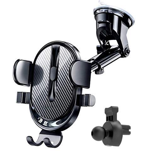 
Automobilinis telefono laikiklis prietaisų skydeliui, priekiniam stiklui, 4-8 colių
