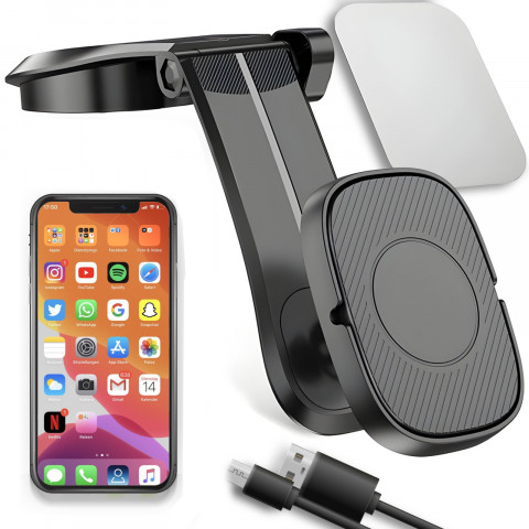 
Magnetinis telefono laikiklis automobilio priekiniam skydeliui
