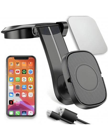 
Magnetinis telefono laikiklis automobilio priekiniam skydeliui
